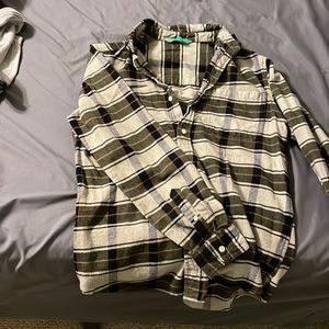 Dip long sleeve button down flannel